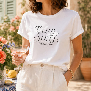 Camiseta de Aniversário Club Sixty Vintage