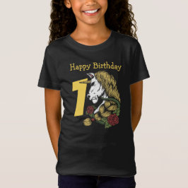 Camiseta de aniversário de 1 ano do Unicórnio Guer
