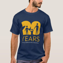 Camiseta de Aniversário de 20 Anos da DCF