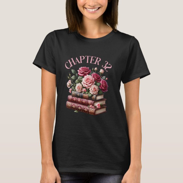 Camiseta de aniversário de 32 anos Capítulo 32 Mul (Frente)