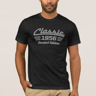 Camiseta de Aniversário de 70 anos Nascido em 1956