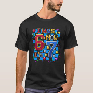 Camiseta de Aniversário de 7 Anos do Meme Six Seve