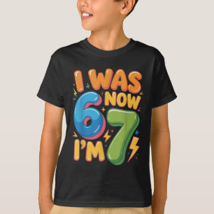 Camiseta de Aniversário de 7 Anos - Era 6 Agora So