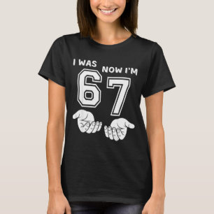 Camiseta de Aniversário de 7 Anos Meme Six Seven E