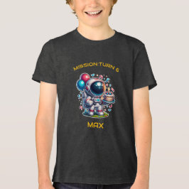 Camiseta de Aniversário de Astronauta Explorador E