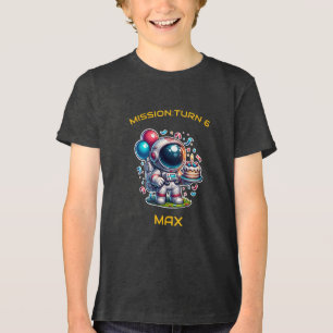Camiseta de Aniversário de Astronauta Explorador E