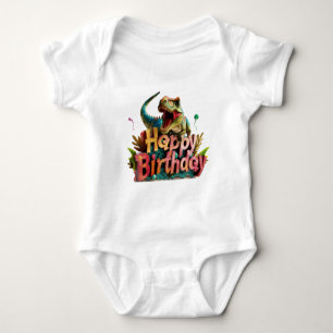 Camiseta de Aniversário de Dinossauro – Tema Diver
