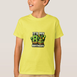 Camiseta de Aniversário de Gamer – Design de Anive