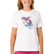 Camiseta de aniversário de menina Unicórnio Mágico