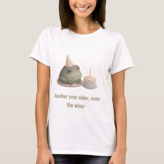Camiseta de Aniversário de Sapo - Mais um Ano Mais