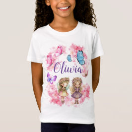 Camiseta de Aniversário do Jardim das Fadas