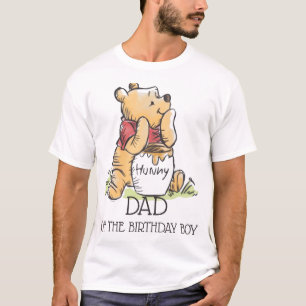 Camiseta de aniversário do Papai Winnie the Pooh H