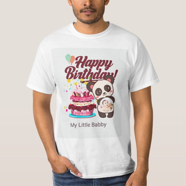 Camiseta de aniversário feliz (Frente)