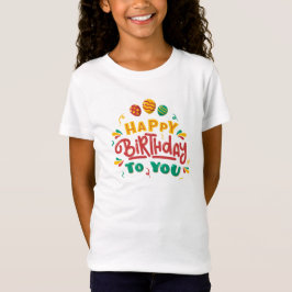 Camiseta de aniversário fofa para crianças – Celeb