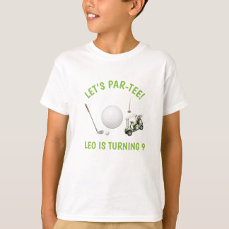 Camiseta de aniversário infantil Let's Par-Tee de
