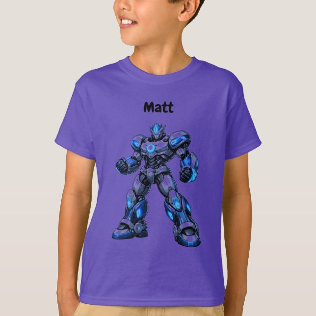 Camiseta de aniversário infantil personalizada com (Frente)