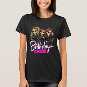 Camiseta de Aniversário para Meninas da Turma Lega