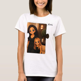 Camiseta de aniversário personalizada para família