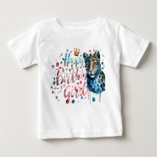 Camiseta de aniversário vintage para menina