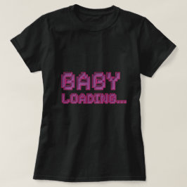 Camiseta de Anúncio de Gravidez Bebê Embarcando