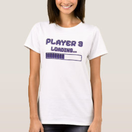 Camiseta de Anúncio de Gravidez do Jogador 3 Carre