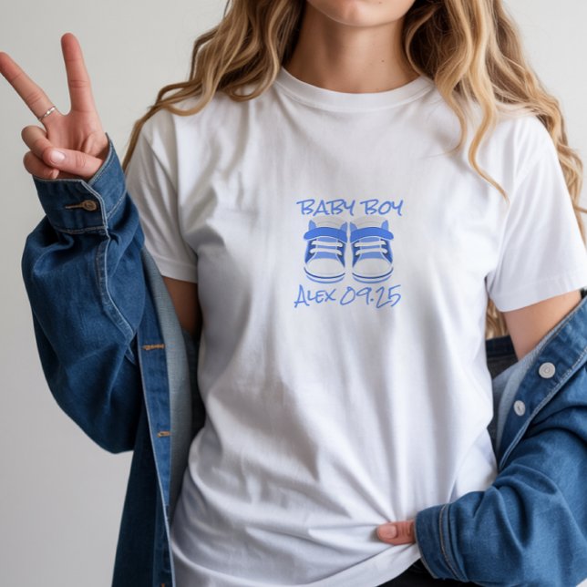 Camiseta de Anúncio de Meias de Bebê Personalizada (Criador carregado)