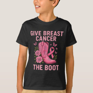 Camiseta Dê ao Cancer da mama a consciência da fita rosa da