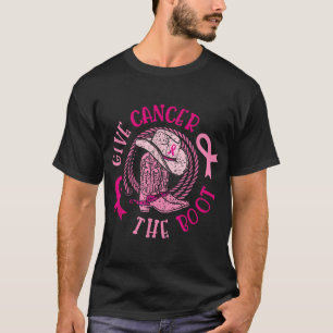 Camiseta Dê Ao Cancer Da Mama O Cancer Da Garota De Arranqu
