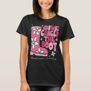 Camiseta Dê ao Cancer de mama a saia de inicialização