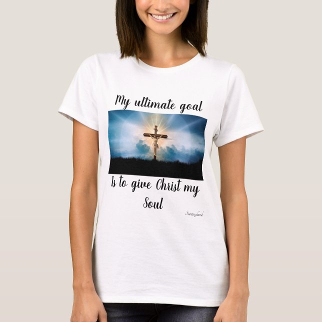 Camiseta Dê ao Cristo minha Alma (Frente)