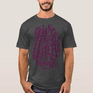 Camiseta Dê Aos Obrigados Uma Grata Queda De Vestuário Card