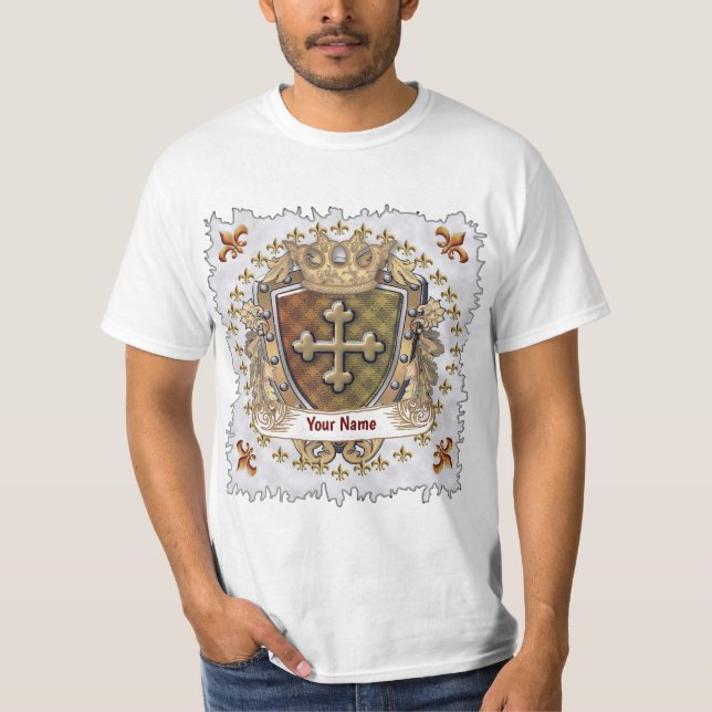 Camiseta de apelido da família Cross Shield (Frente)