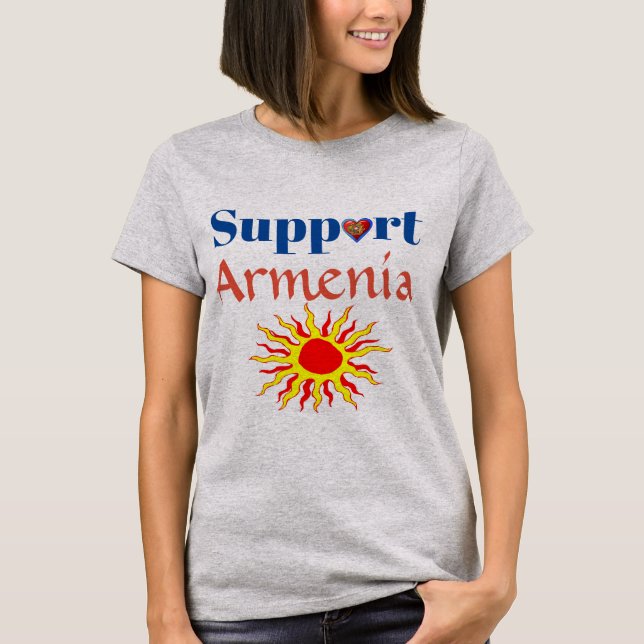 Camiseta de Apoio à Armênia (Frente)