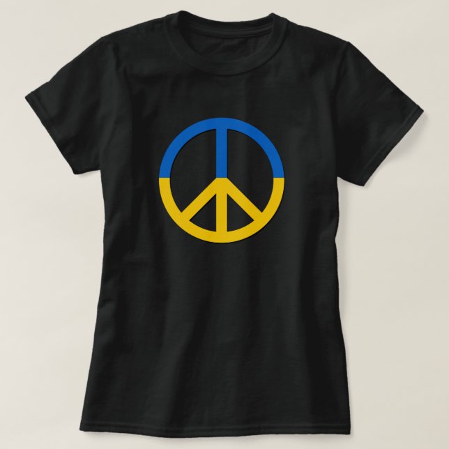 Camiseta de Apoio à Ucrânia (Frente do Design)