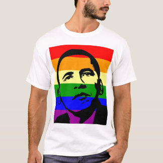 Camiseta De "apoio do casamento gay Obama "
