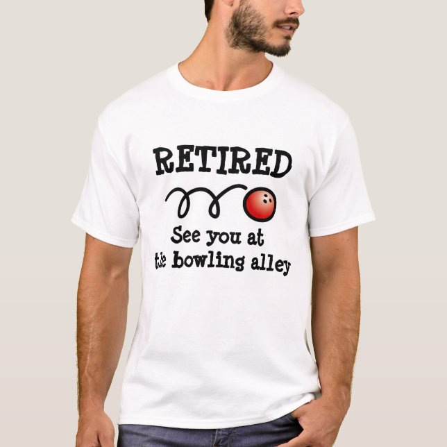 Camiseta de aposentadoria | Vejo você na pista de  (Frente)