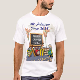 Camiseta de Apreciação Engraçada do Professor do M