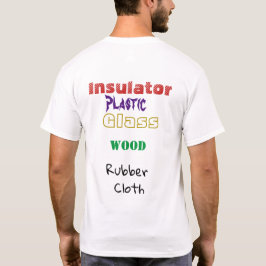 camiseta de aprendizado escolar