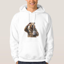 Camiseta de Aquarela de Luxo 'Patriotic Pup Brew'