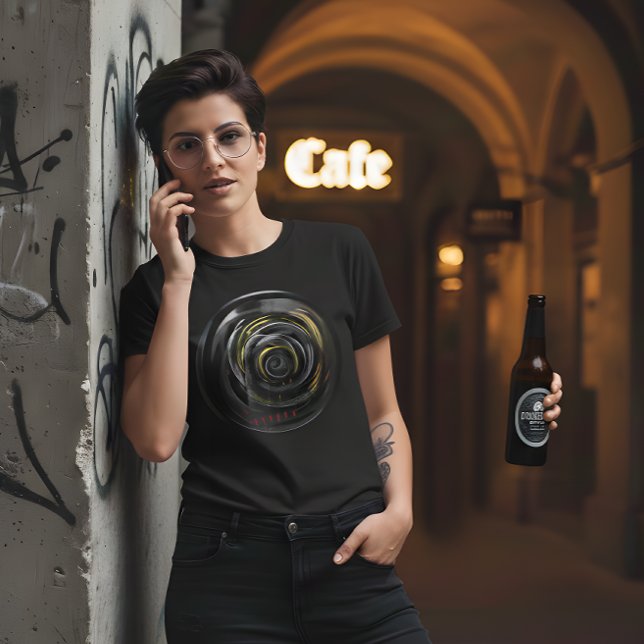 Camiseta de Arquitetura Vórtice Gótico (Criador carregado)