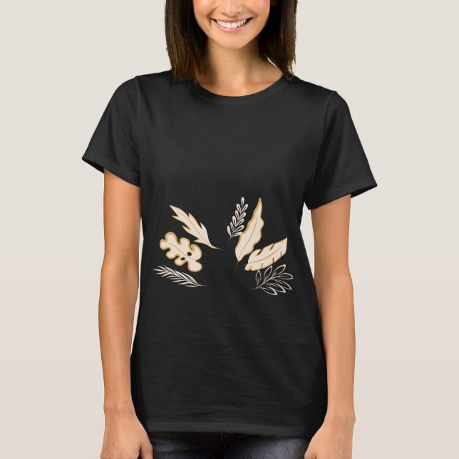 Camiseta de arranjo de fundo para mulheres (Frente)