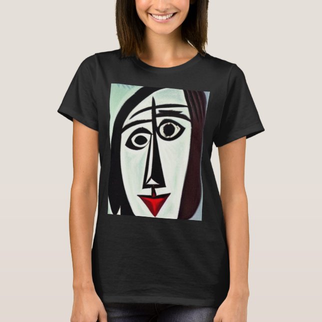 Camiseta de Arte Abstrata (Frente)
