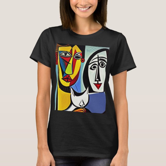 Camiseta de Arte Abstrata (Frente)