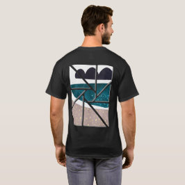 camiseta de arte abstrata