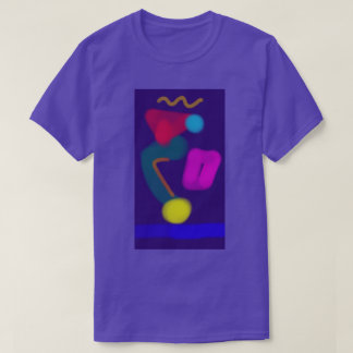 Camiseta de Arte Abstrata Colorida
