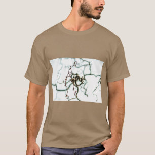 Camiseta de Arte Botânica da Árvore de Avelã