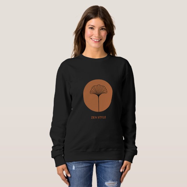 Camiseta de Arte Botânico Boho Zen (Frente Completa)