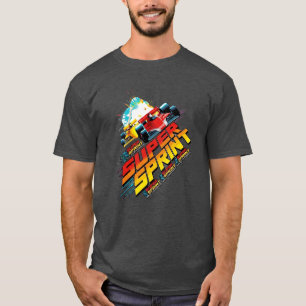 Camiseta de arte de arcade Super sprint