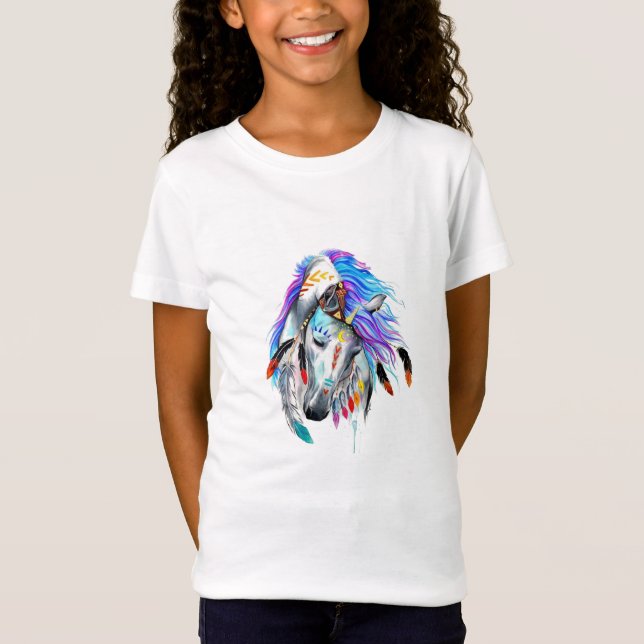Camiseta de Arte de Cavalo (Frente)