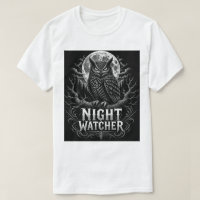 Camiseta de Arte de Coruja | Observador Noturno |